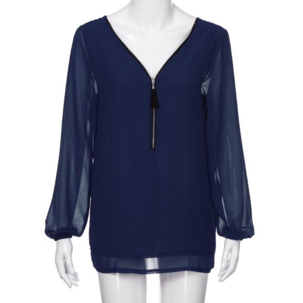 Casual Zip It Top